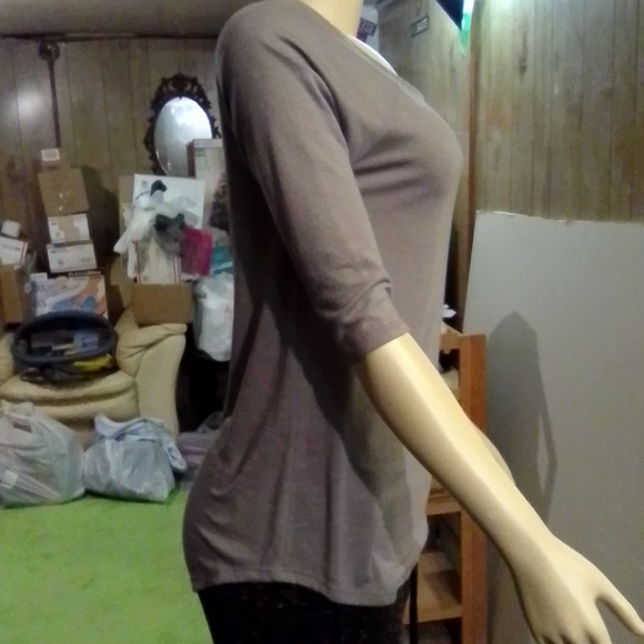 FINAL PRICE before donate! NWOT No Boundaries 3/4 Sleeve Hi/Lo Tunic Sz S junior - Picture 4 of 12